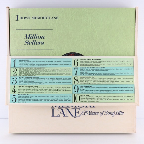 Down Memory Lane 65 Years Of Song Hits 1968 10x Vinyl LP Record Box Set RDA 40-A - Picture 4 of 16